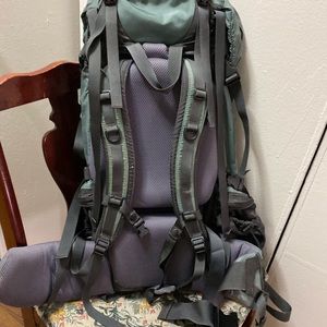 North Face Green Back Pack